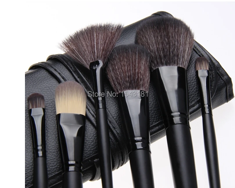 Горячая Распродажа кисти для макияжа Kit составляют набор кистей 15 шт. косметика инструменты с черный Сумка