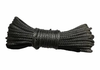 

6mm x 28m synthetic winch lines uhmwpe cable plasma rope with sheath car accessories free shipping
