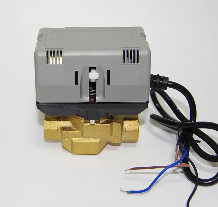 VC6013  4013 fan coil hot and cold water electric two three-way solenoid valve DN15 DN20 DN25