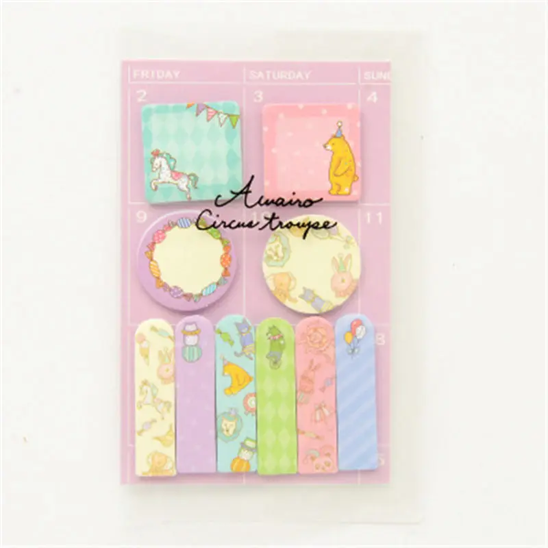 Cute Kawaii Panda Memo Pad бумажные наклейки Мультяшные кошки цветные Note ученики