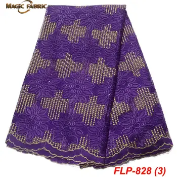 

2019 New African Net Lace fabric High Quality French Net Lace Fabric For Evening Wedding Dress FLP-828