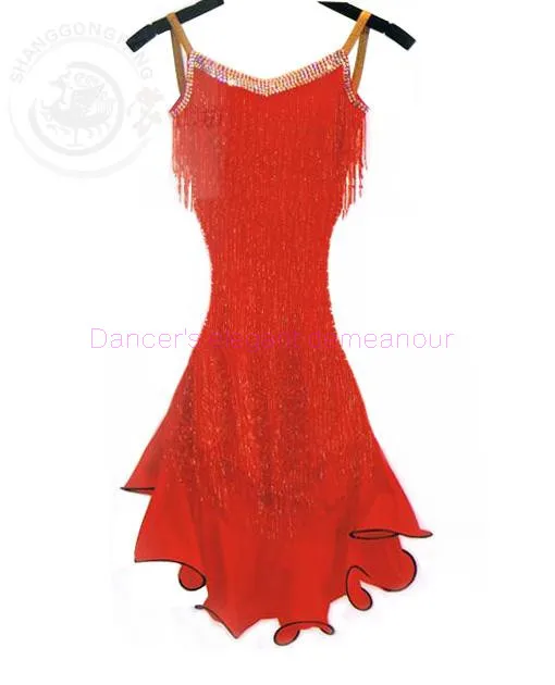 Стиль латинский танцевальный костюм сексуальный спандекс бусины кисточкой латинские танцевальные платья для женщин конкурс латиноамериканских танцев платья XXS-6XL