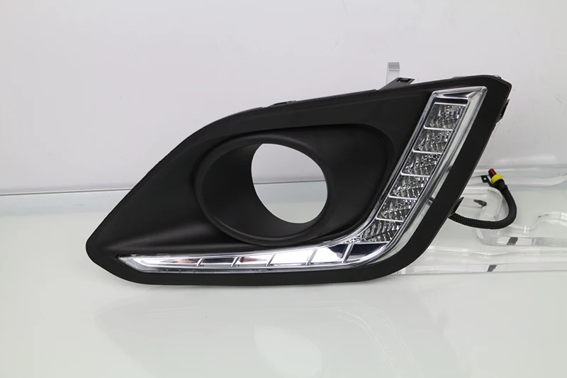 Автомобильный мигающий 2 шт. для Suzuki Swift Автомобильный светодиодный DRL для вождения дневных ходовых огней белый автомобильный Стайлинг противотуманная фара крышка