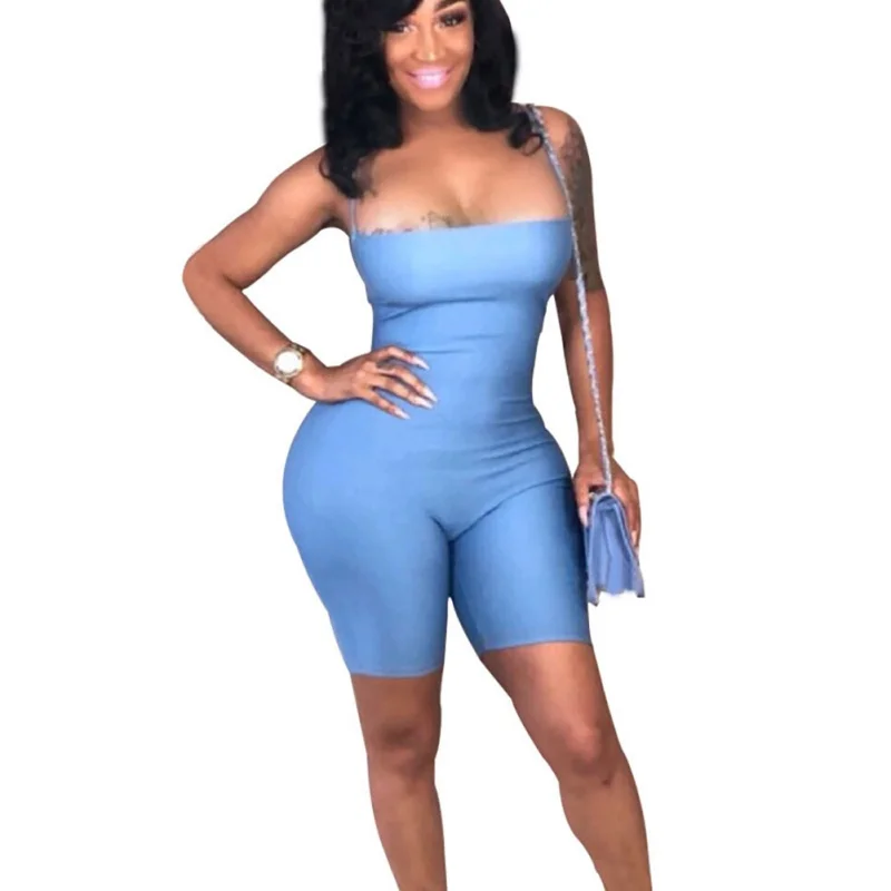 Sexy Backless Bandage Jumpsuit Women Summer Playsuit Lace Up Bodycon Rompers Women Solid Beach Casual Club Playsuit Overalls Sexy Backless Bandage Jumpsuit Women Summer Playsuit Lace Up Bodycon Rompers Women Solid Beach Casual Club Playsuit Overalls