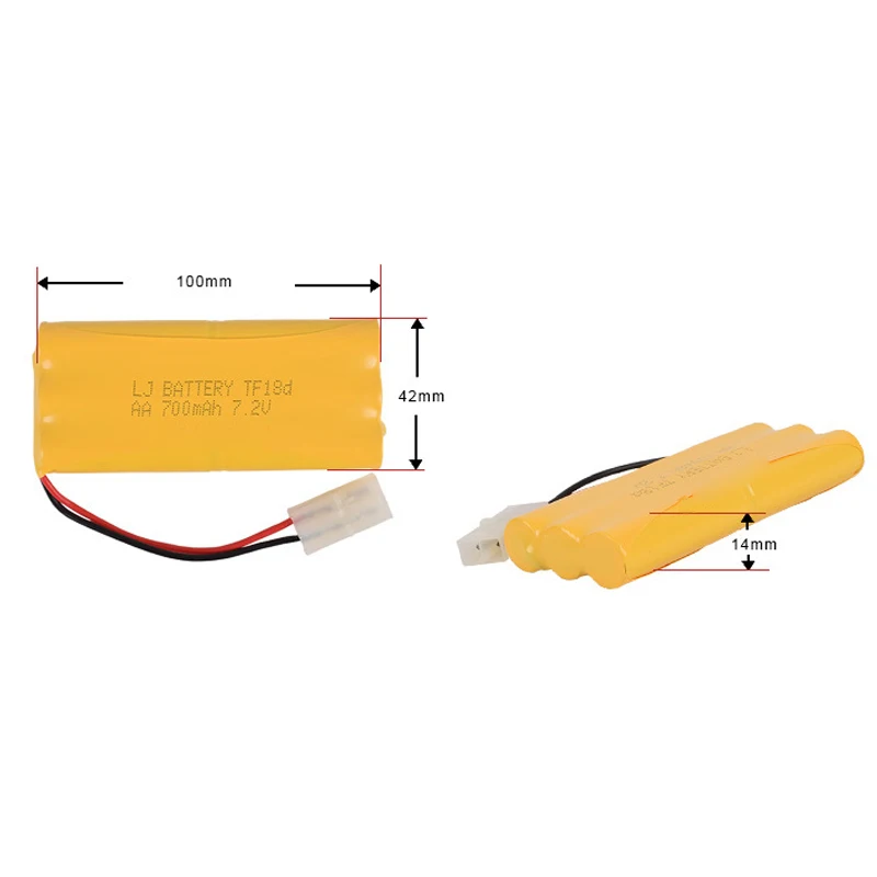 Аккумуляторная батарея AA NI CD H 7 2 В 700 мА · ч|battery rc|battery rc carrc battery |