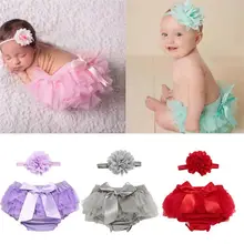 Модная летняя детская одежда детские хлопковые шифоновые шаровары с рюшами милый детский подгузник, шорты с цветочным принтом для новорожденных