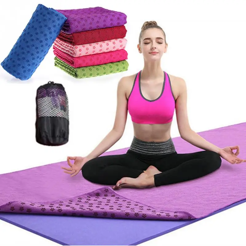 

1PC Yoga Towel Blanket Absorb Microfiber Plum Blossom Point Enthusiasts Adults