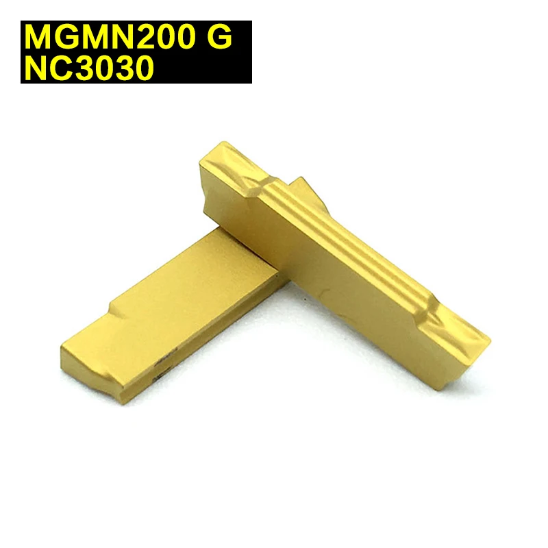 

MGMN200 G NC3030 grooving carbide inserts MGMN 200 high quality lathe cutter turning tool Parting and grooving tool Parting of