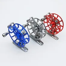 Цельнометаллическая ультра-светильник, чугунная мини Рыболовная катушка, высокопроизводительная Рыболовная катушка для ловли нахлыстом, зимняя ледяная Рыболовная катушка pesca