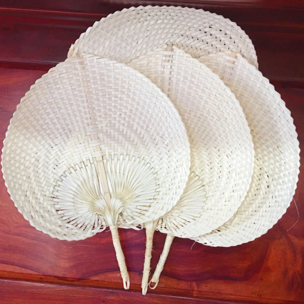 Ручной DIY персиковый бамбуковый вентилятор летний вентилятор домашние рукодельные украшения веер вечерние украшения подарок