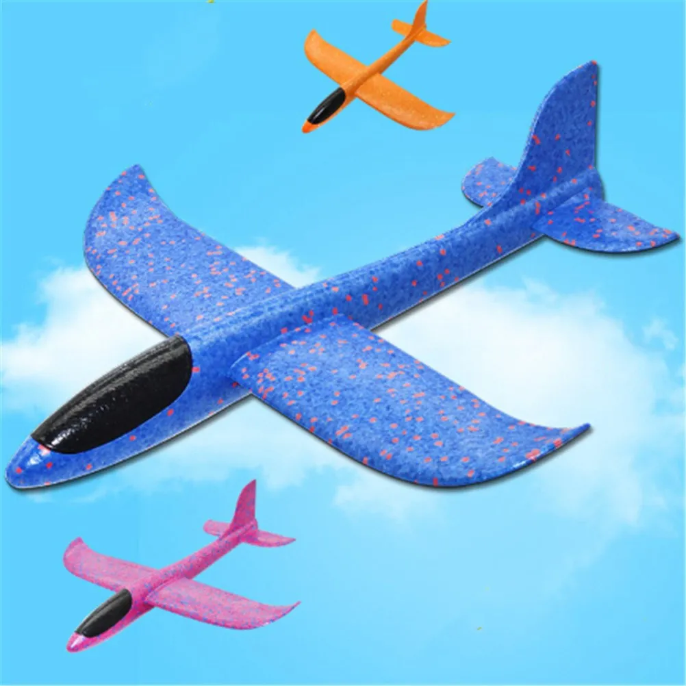 

2018 DIY Kids Toys Hand Throw Flying Glider Planes Foam Aeroplane Model Party Bag Fillers Flying Glider Plane Toys For Kids Game