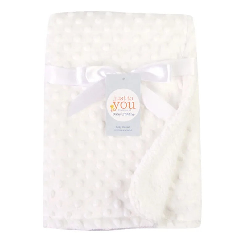 Colcha da Cama Meses do Bebê Recém-nascido Blanket Panos Macios Térmicas Velo Sólida Novidades Born Fotografia 0-3 Embrulhe f1 & 7 High Quality Mamãe e Bebê