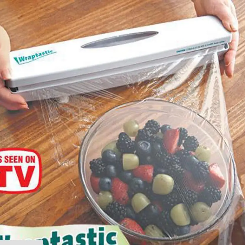 1pcs Plastic wrap film cutter For Foil and Cling Wrap kitchen