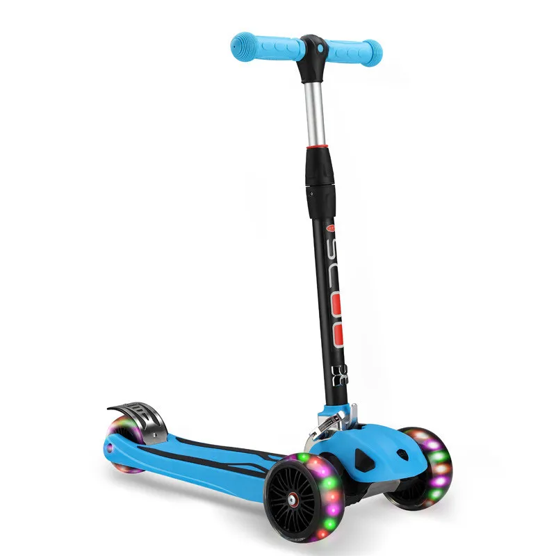 

Kids Scooter - Deluxe 3 Wheel Glider with Kick n Go Lean 2 Turn