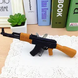 1 шт Роман Мультфильм винтовка AK47 карандашный ластик ребенок подарок карандаш написание коррекции питания офис школы резиновый