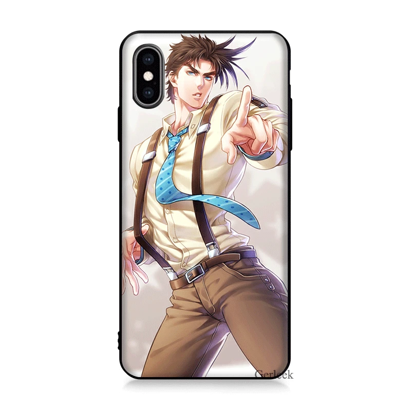 Новый ТПУ мобильный чехол для телефона JoJo Jonathan Joestar iPhone 11 Pro XR XS Max X 7 8 6 6s Plus