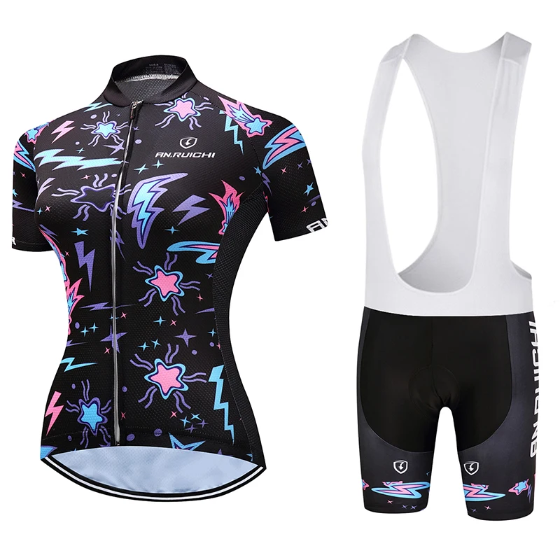 

Women Short Bicycle Cycling Sets Quick Dry Pattern Printing 3D Padding Cushion Sport Jerseys Customized/Wholesale Service