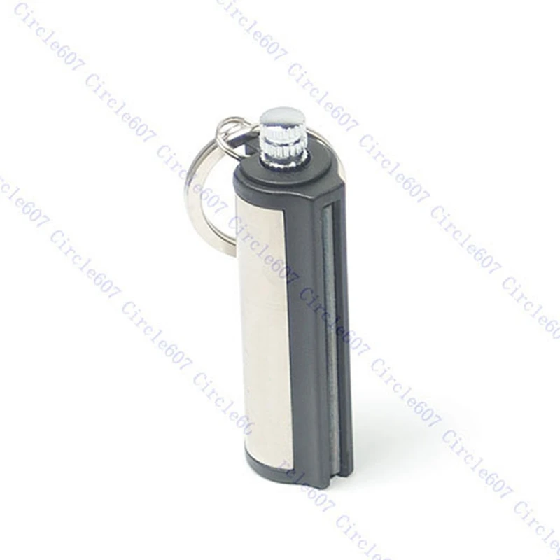 

5 Pcs Silver Permanent Match Striker Lighters Key Chain Keyring #Y51#