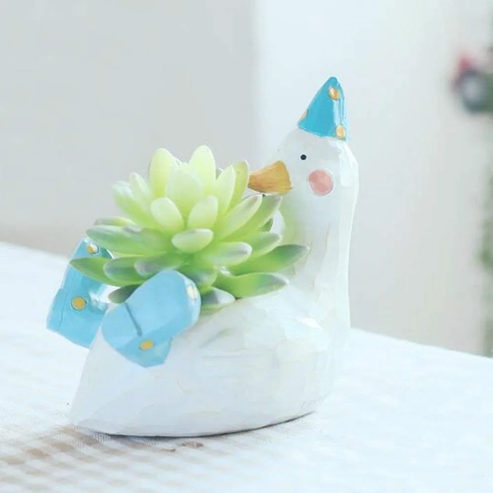 BigNoseDeer Cute animal Plant Pots, Cute Animal Shaped Cartoon Succulent Vase Flower Pots,Container,Home Decoration Planter Pots,Desk Mini Ornamen16