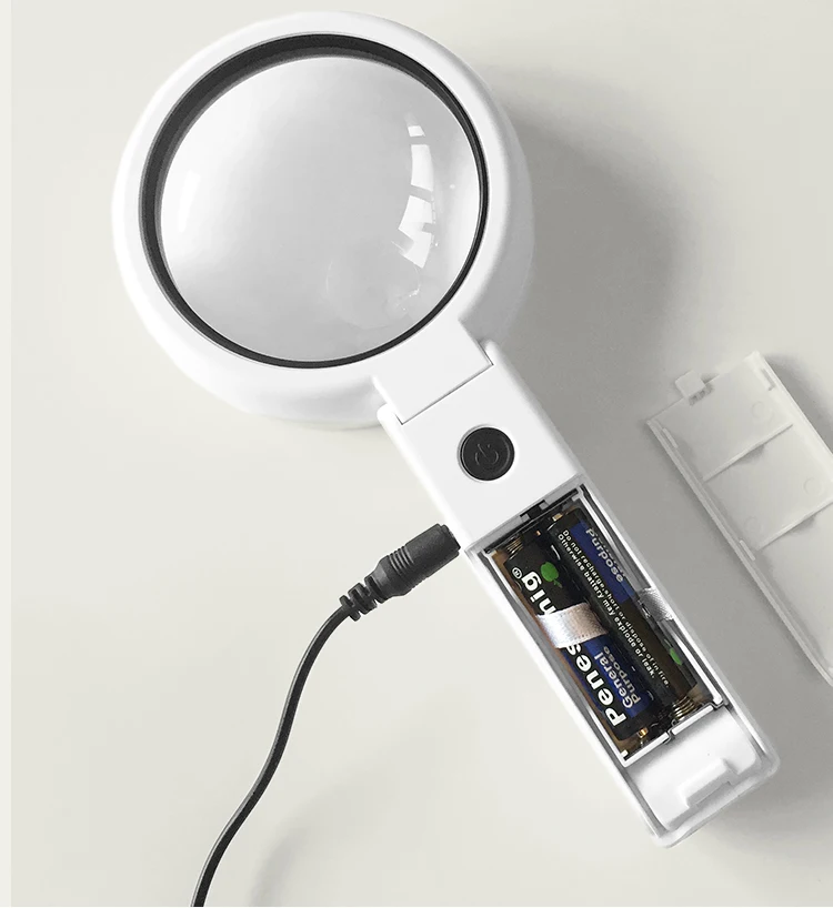 5X 11X Foldable Desktop and Handheld Magnifier USB Chargeable Magnifying Glass-11