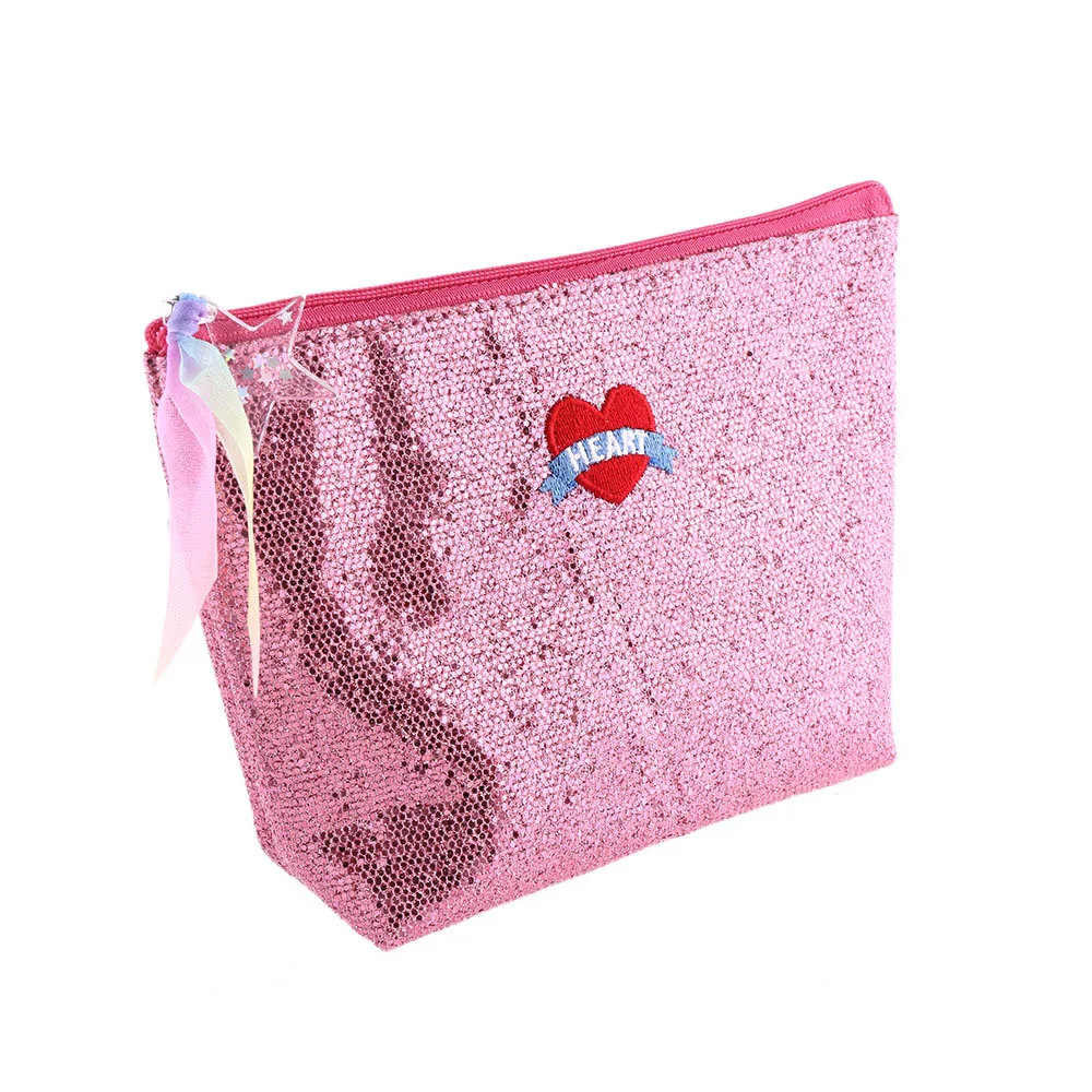 1 шт. мини-кошелек с блестками, сумка в виде ракушки, женская косметичка, блестящий Дорожный Чехол, единорог, косметическая тряпичная Сумочка, два стиля моды
