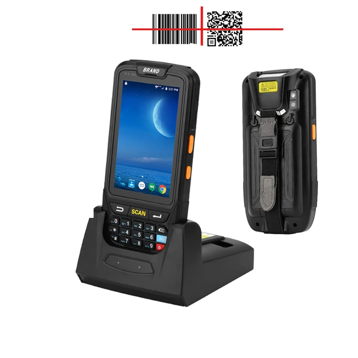 

Bluetooth touch screen 4.0 handheld pc barcode scanner price qr code portable mobile data management handheld terminal android