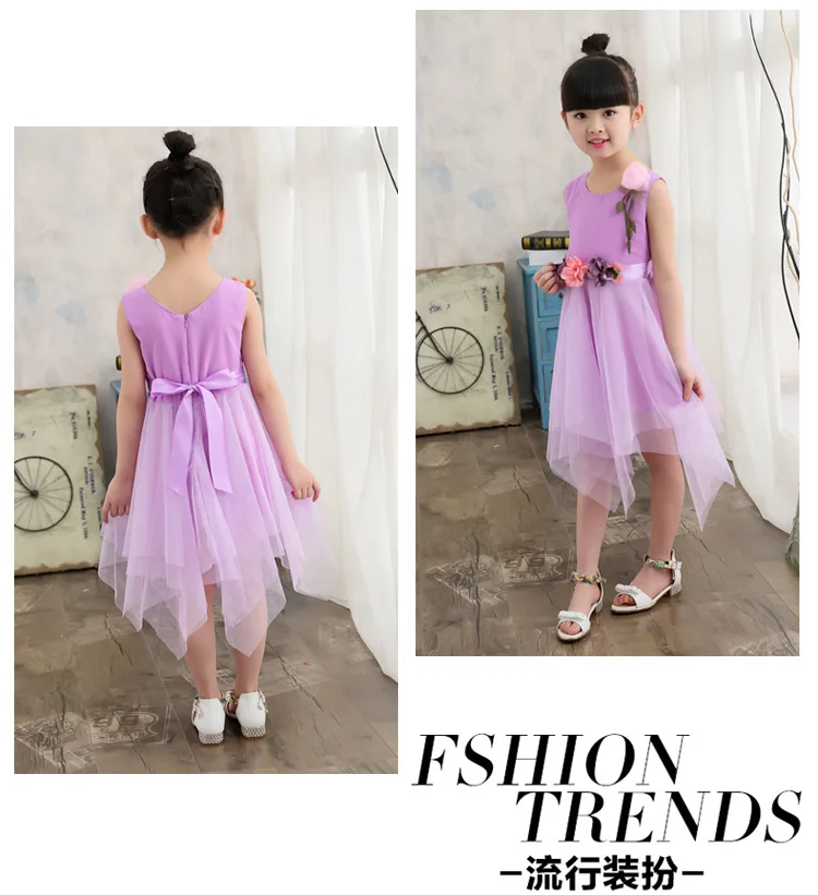 2019 Vestido de Verão para Crianças Meninas
