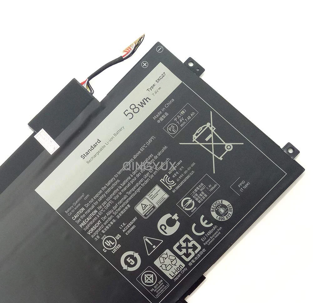 QINGYUX C4MF8 5KG27 7,4 В 58Wh Аккумулятор для ноутбука совместим с Dell Inspiron 14-7437 P42G серии