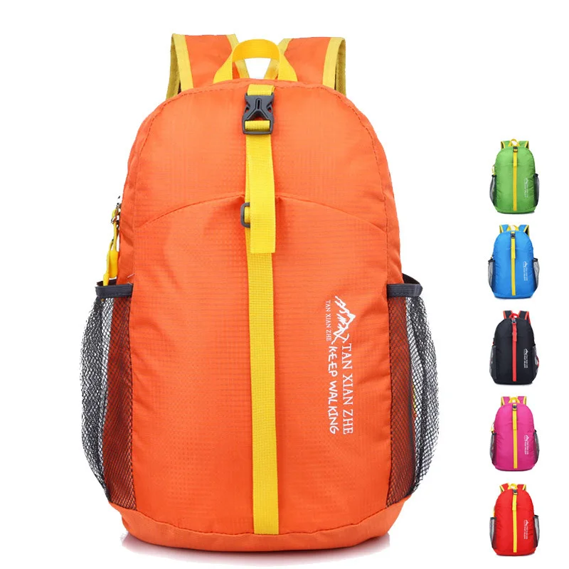 

Outdoor Waterproof Nylon Bag Camping Hiking Sports Foldable Backpack Men Women Unisex Moutaineering Bicycle Riding Trekking Bags