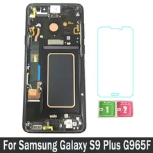 New Replacement Parts LCDs With Frame For Samsung Galaxy S9 Plus G965F G965U G965 LCD Screen Display Touch Assembly S9+