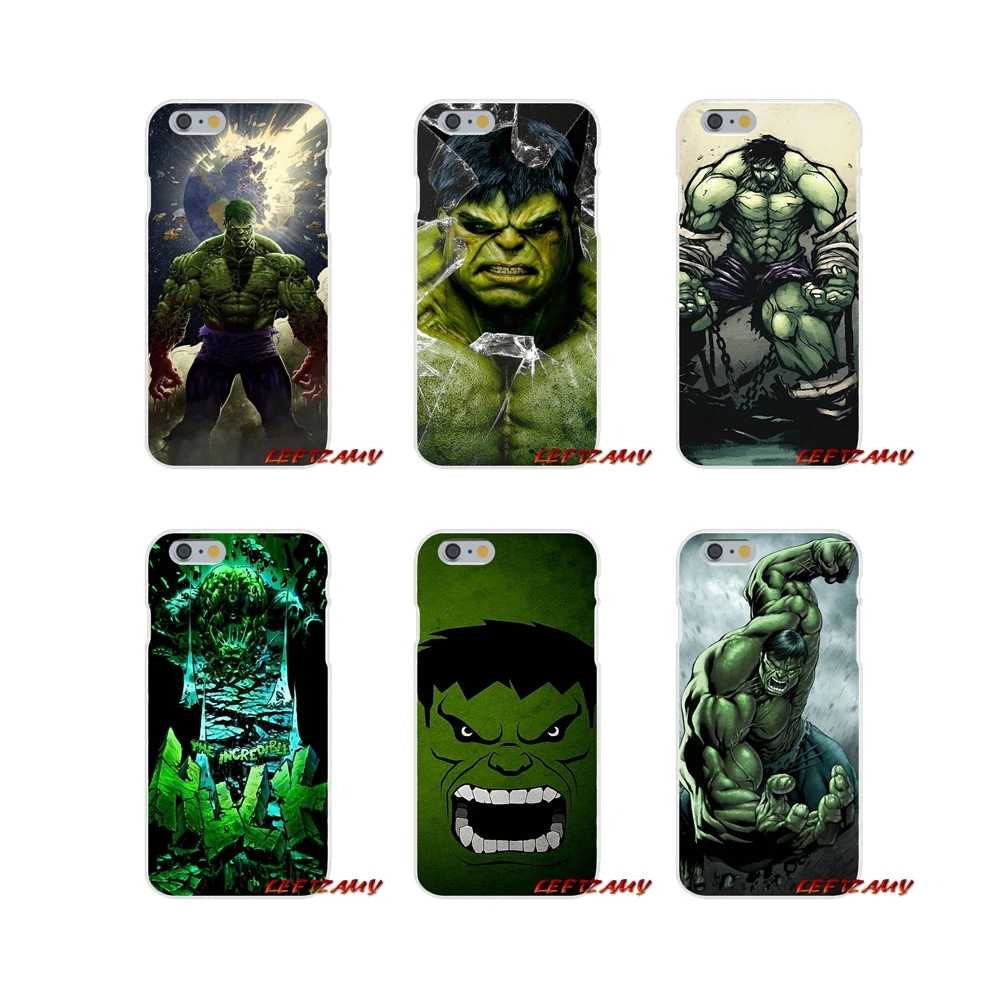 

For Samsung Galaxy S3 S4 S5 MINI S6 S7 edge S8 S9 Plus Note 2 3 4 5 8 Accessories Phone Shell Covers Marvel Superhero Hulk