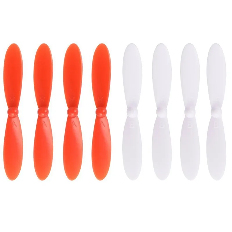

4x Red + 4x White Rotor Propellers Blades for Hubsan X4 H107 H107D H107C H107L RC Four - axis Aircraft Accessories