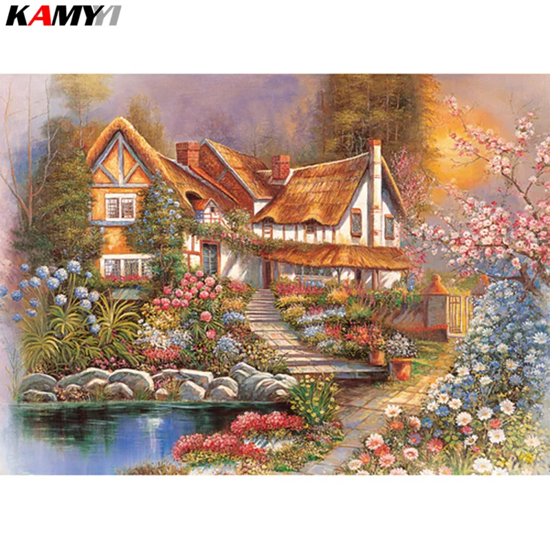 

5D DIY Diamond Painting Landscape Diamond Embroidery Full Square/round Rhinestones Embroidery Home Decor XY1