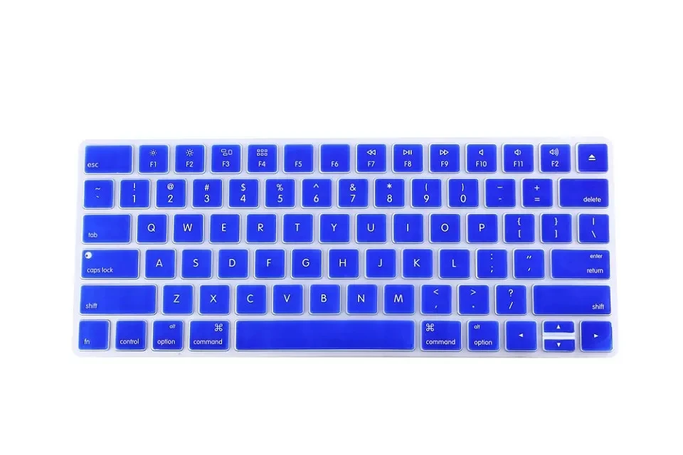 Силиконовый Настольный ПК Волшебная Клавиатура Обложка кожа для APPLE Magic Keyboard 2 Беспроводная перезаряжаемая Версия США( последняя модель - Цвет: Blue