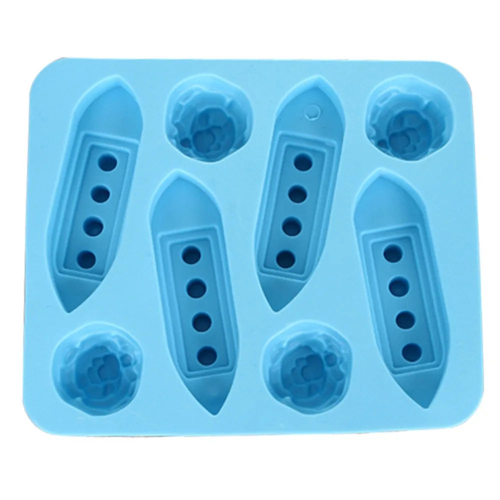 

Top Sell Titanic Shaped Ice Cube Trays Ice Mold Maker Silicone Manufacturing BS