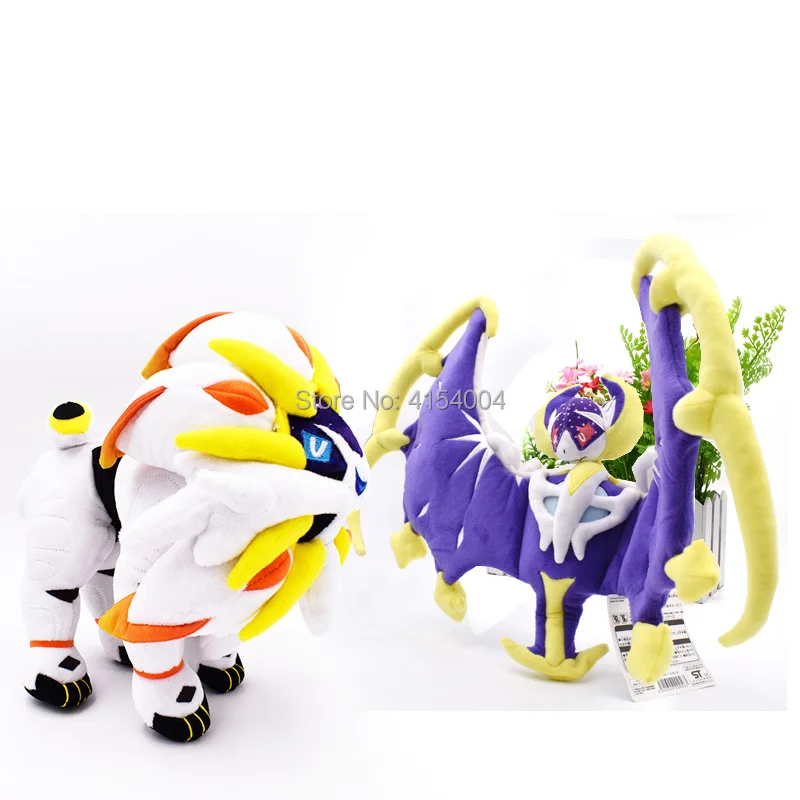 Мягкие плюшевые фигурки алола Solgaleo Lunala 2 вида|Персонажи мультфильмов и кино| |