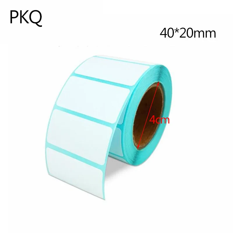 

500pcs/Roll Thermal Label Sticker 40*20mm Blank Supermarket Label Barcode Electronic Scale Price Tags Serial Number Bar code