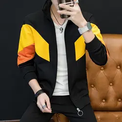Мужская куртка мужская Корейская характер подростков универсальная осеннее пальто куртка социальных Guy бейсбольная одежда dj819p68
