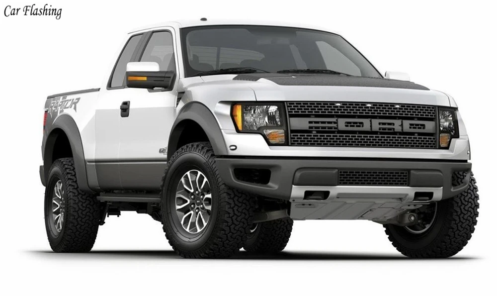 Автомобильный Стайлинг 2 шт. для Ford Raptor F150 2010 2011 2012 2013 светодиодный DRL дневные ходовые огни Дневные Автомобильные фары Противотуманные фары