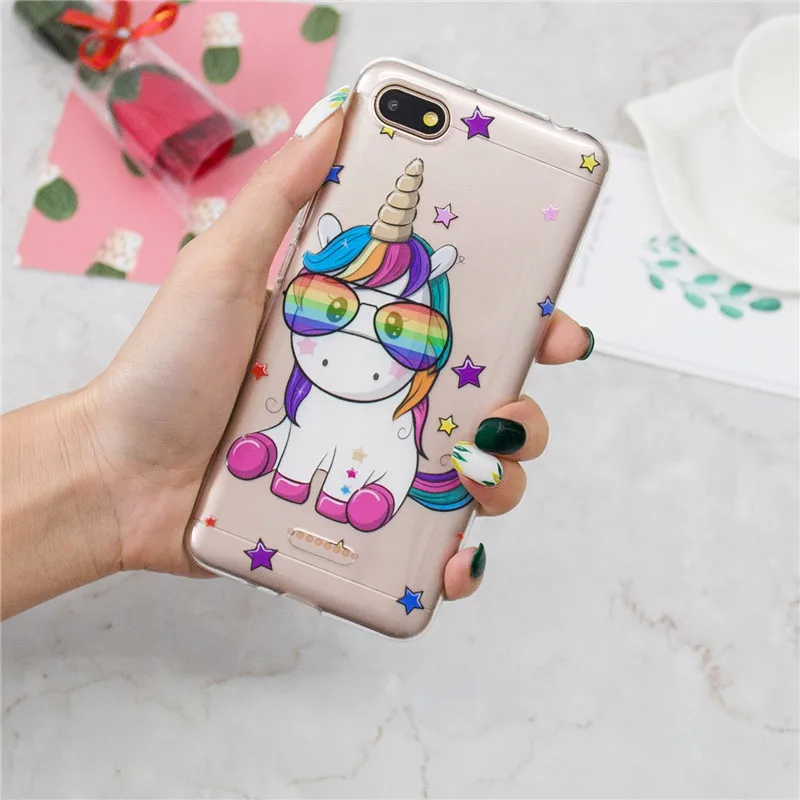 Wekays для XiaoMi RedMi 6 6A 6Pro чехол с мультяшным рисунком силиконовые чехлы из ТПУ Pro Mi A2 Lite