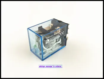 

10pcs/Lot Coil Power Relay LY2NJ 12V DC Miniature Relay DPDT 2NO 2NC 8 Pins 10A 240VAC LY2N-J HH62P LY2 JQX-13F