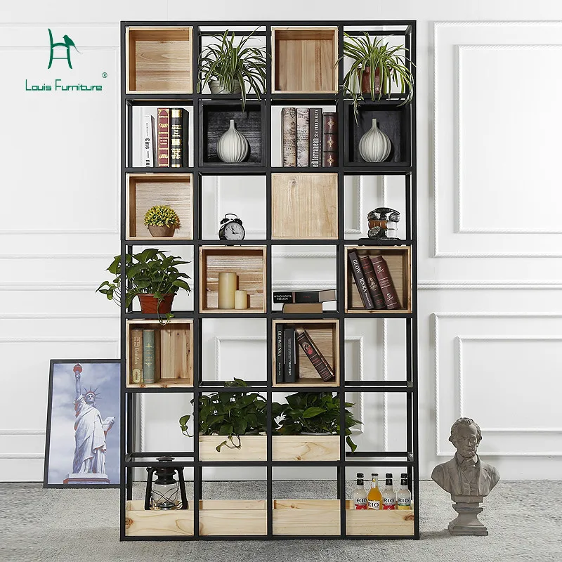 Деревянная полка для хранения в стиле Louis FashionThe|shelf bookshelf|bookshelves storagebookshelf wood |