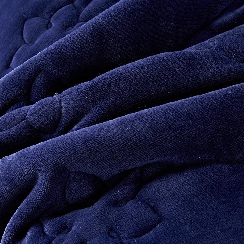 Yovepii утепленные Одеяло Зимние флисовые покрывало 3 слоя фланелевый Утешитель 3.5cm-толстые покрывало теплые постельные принадлежности 1 шт. лоскутное одеяло