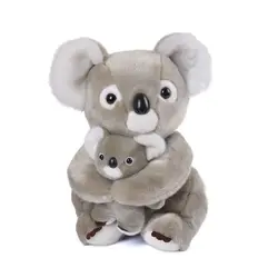Плюшевые Koala мать ребенка холдинг мультфильм чучело игрушки Симпатичные мягкие куклы best подарки для детей друг для маленьких девочек 11"