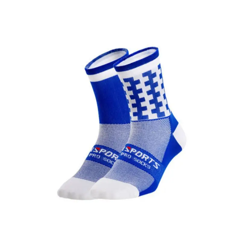 1 пара профессиональные спортивные носки мужские и женские дышащие тренировочные беговые походные альпинистские спортивные носки - Цвет: L