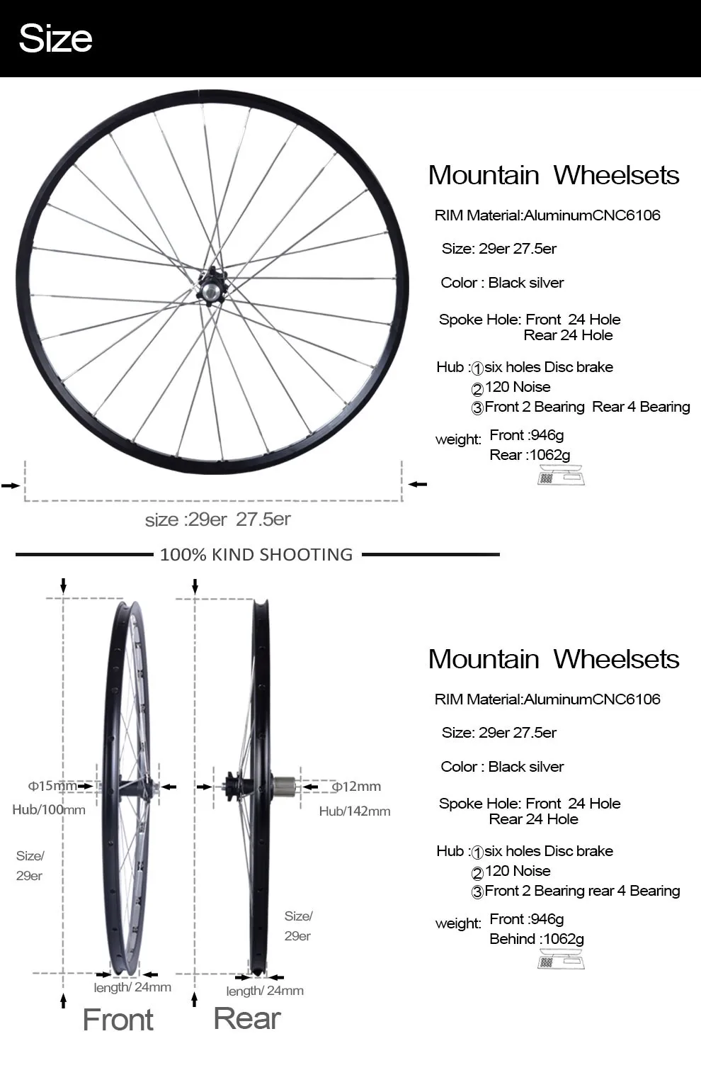 Discount 2016 chinese wheelset Axle 142*12mm MTB Mountain Bike 27.5/29er Six Holes Disc Brake CR 24H 11 Speed No carbon bicycle wheels 21