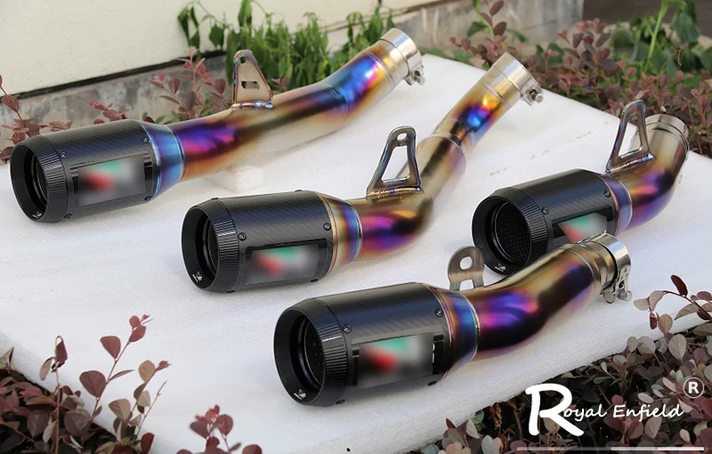 Motocicleta slip-on silenciador de escape por encargo titanium Aleación de la CESPAP para Honda cbr1000 yamaha yzf-r6 bmw s1000rr kawasaki zx10r