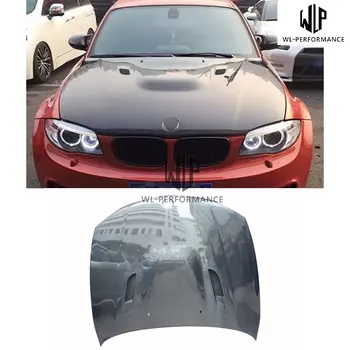 

Front Engine Hood Cover Car Body Kit High Quality Carbon Fiber For BMW 1 Series E82 1M ASP Style Car Styling 04-10