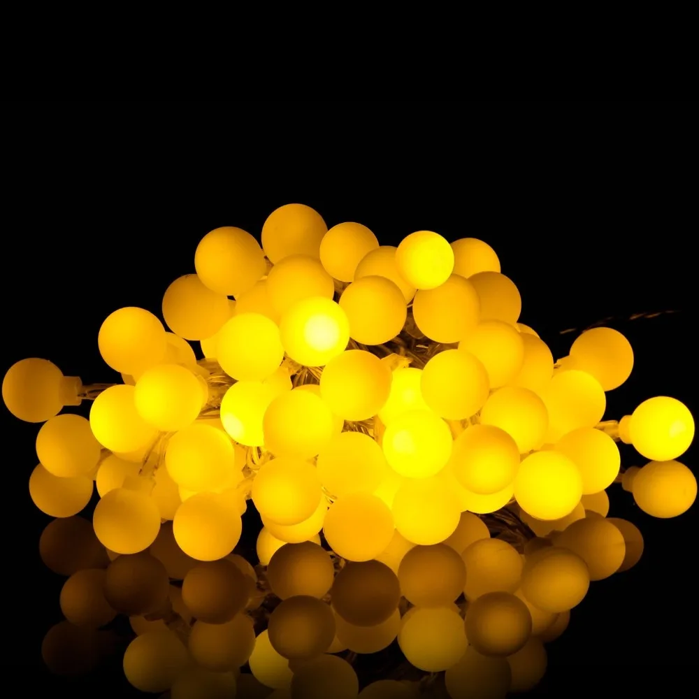 Ceny Łańcuchy świetlne LED 10M 100 LEDs AC 220V IP44 wielokolorowe oświetlenie na świąteczne girlandy wakacje latarnia ślubna oświetlenie