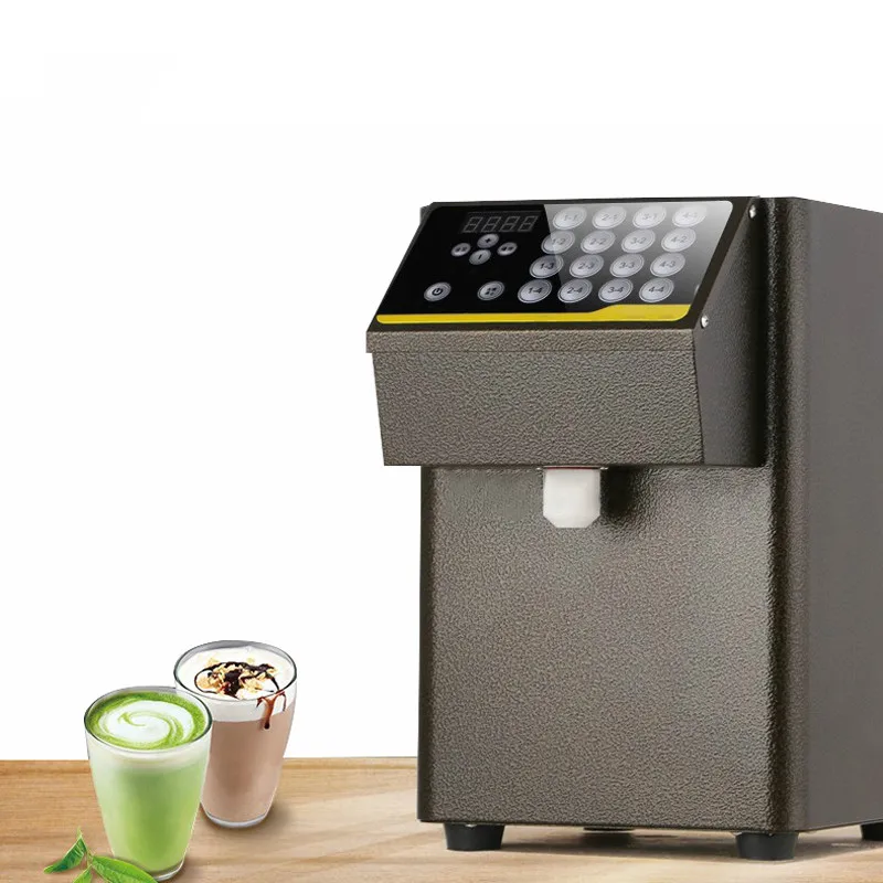 Fructose машина для определения качества пузырьковый молочный чай магазин Автоматическая 16 сетка кофе фруктоза количественный диспенсер